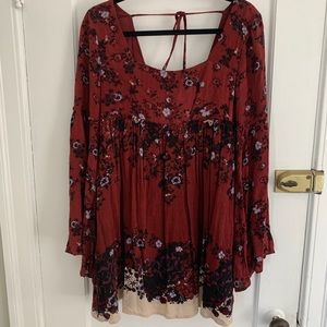 Free People Bell Sleeve Dress